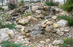 Stone & Brick Waterfall