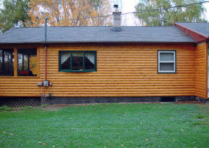 Stone & Brick Cedar Lumber siding